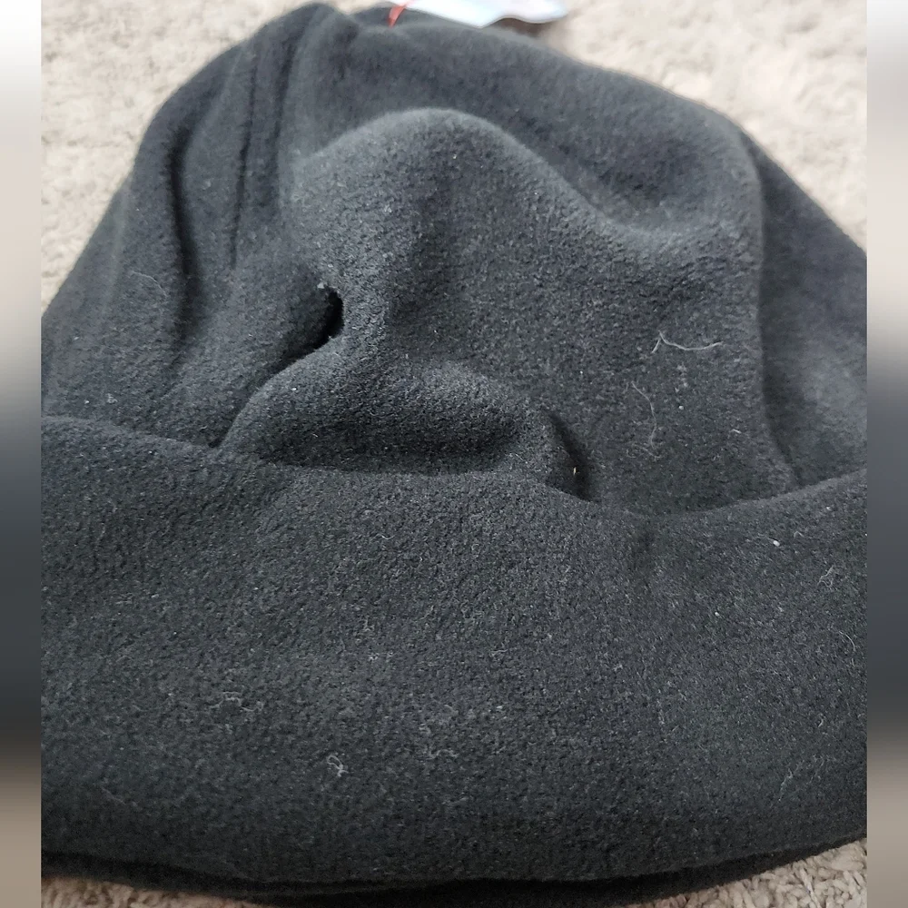 Boys' Fleece Cuffed Beanie Hat - Cat & Jack Black - OSFM